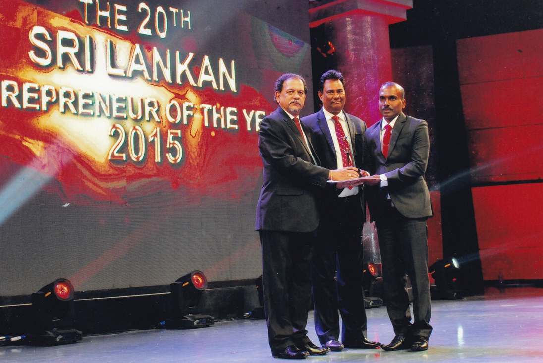 Awarded National Merit Award under Extra-large Category in Sri Lanka Entrepreneur of the Year 2015.